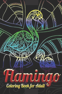Flamingo Coloring Book For Adults