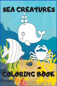 Sea Creatures Coloring Book