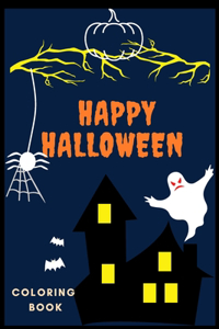 Happy Halloween coloring book