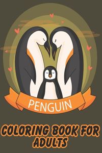 Penguin Coloring Book For Adults