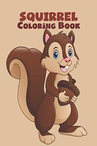 Squirrel Coloring Book