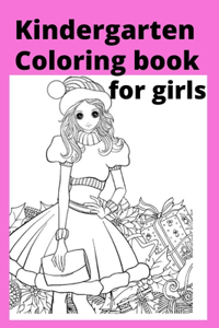 Kindergarten Coloring book for girls