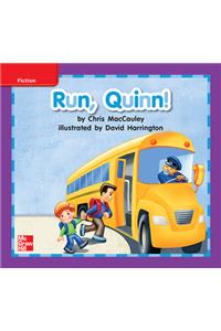 Reading Wonders Leveled Reader Run, Quinn!: Ell Unit 8 Week 1 Grade K