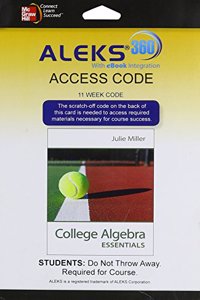 Aleks 360 Access Card (11 Weeks) for College Algebra Essentials