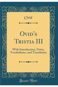 Ovid's Tristia III