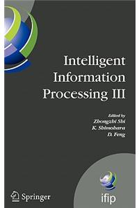 Intelligent Information Processing III