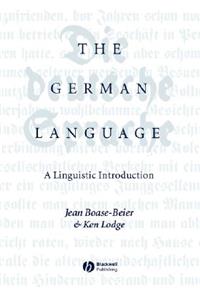 German Language Linguistic P