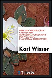 UBER DEN ANGEBLICHEN CHEMISCHEN TRANSSPI