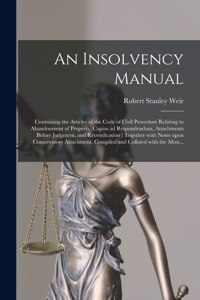Insolvency Manual [microform]