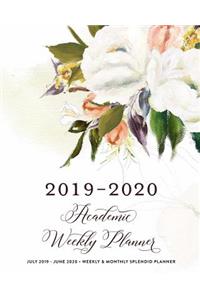 2019-2020 Academic Weekly Planner, July 2019 - June 2020, Weekly & Monthly Splendid Planner