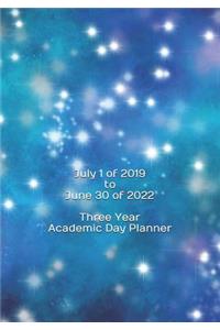 July 1 of 2019 to June 30 of 2022 Three Year Academic Day Planner