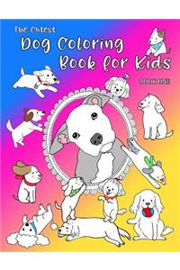 Cutest Dog Coloring Book For Kids