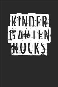 Back to School Notebook 'Kindergarten Rocks' - Back To School Gift for Her and Him - Back to School Writing Journal