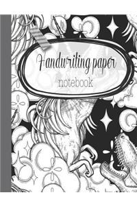 Handwriting paper notebook