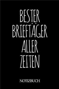 Bester Briefträger Aller Zeiten Notizbuch