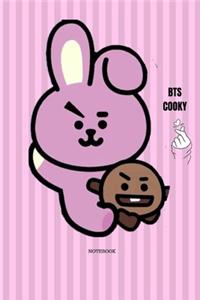 Kpop BTS BT21 COOKY Imaginary Muscles NoteBook For Boys And Girls