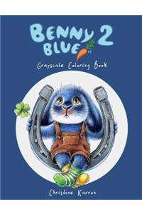 Benny Blue 2 Grayscale Coloring Book