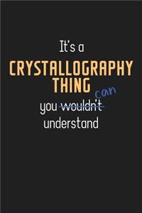 It's a Crystallography Thing You Can Understand