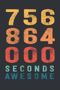 756 864 000 Seconds Awesome
