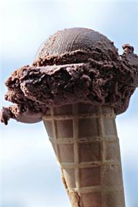 Delicious Double Chocolate Ice Cream Cone Journal