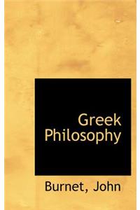 Greek Philosophy