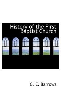 History of the First Baptist Church