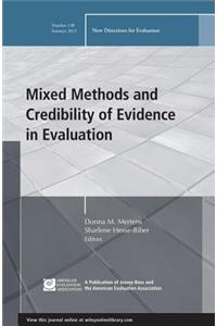 Mixed Methods and Credibility of Evidence in Evaluation