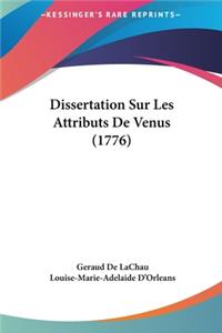 Dissertation Sur Les Attributs de Venus (1776)