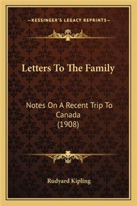 Letters To The Family