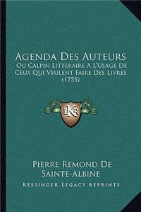 Agenda Des Auteurs