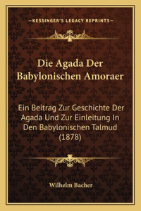 Agada Der Babylonischen Amoraer