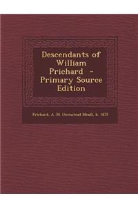 Descendants of William Prichard