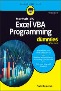 Microsoft 365 Excel VBA Programming for Dummies