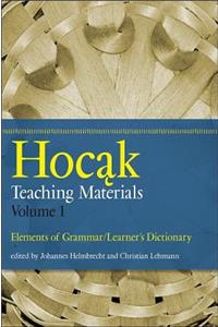 Hocak Teaching Materials, Volume 1