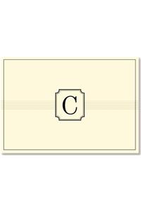 Note Card: C Monogram
