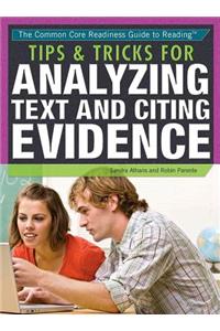 Tips & Tricks for Analyzing Text and Citing Evidence