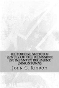 Historical Sketch & Roster of the Mississippi 1st Infantry Regiment (Simonton's)