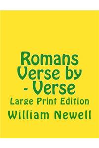 Romans Verse by - Verse