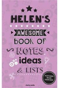 Helen's Awesome Book of Notes, Lists & Ideas