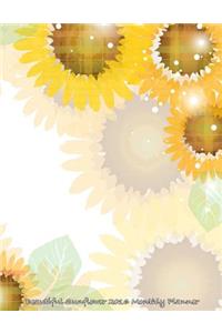 Beautiful Sunflower 2016 Monthly Planner