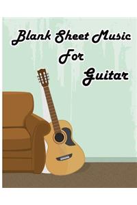 Blank Sheet Music For Guitar