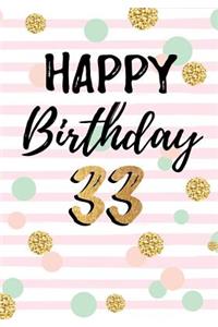 Happy Birthday 33