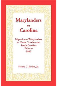 Marylanders to Carolina