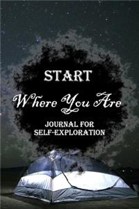 Start Where You Are