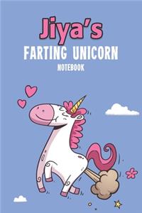 Jiya's Farting Unicorn Notebook