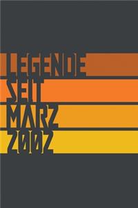 Legende seit März 2002