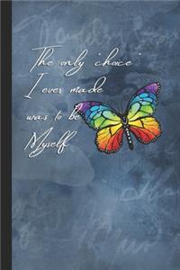Rainbow Butterfly Notebook