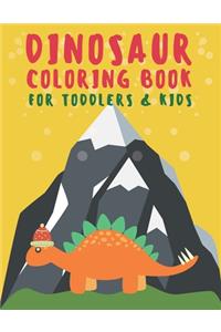 Dinosaur Coloring Book for Toddlers & Kids