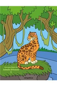 Livro para Colorir de Animais Africanos 6