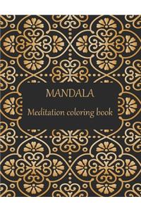 MANDALA Meditation coloring book